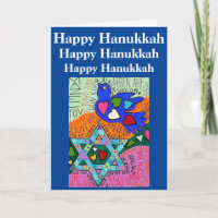 Hanukkah Yiddish Reflection of Hearts & Peace