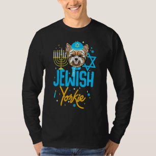 Hanukkah Yorkie Jewish Yorkshire Ugly Sweater Chri