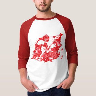 HANUMAN - FIGHTING BUDDHIST & HINDU GODS T-Shirt
