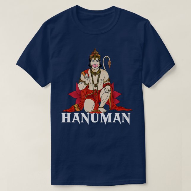 Hanuman Hindu God Premium  T-Shirt (Design Front)