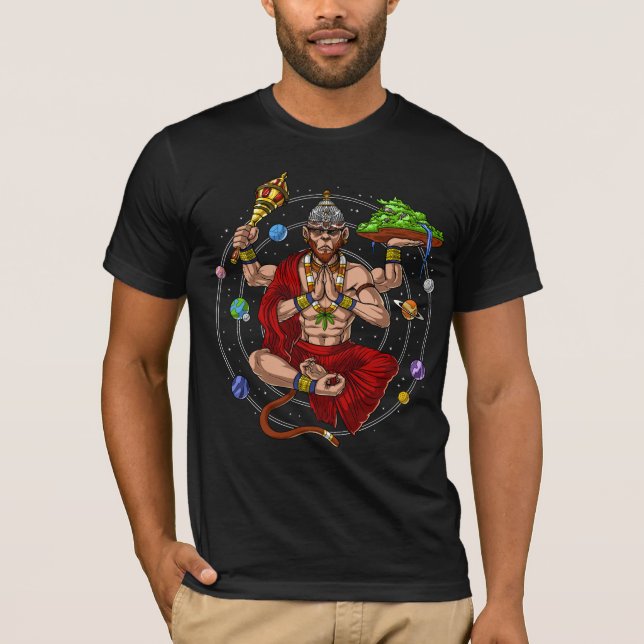 Hanuman Hindu God T-Shirt (Front)