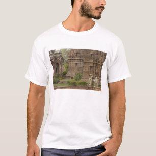 Hanuman Langurs or Black-faced, Common or Grey T-Shirt
