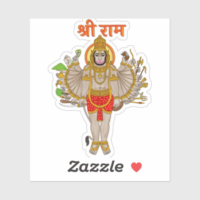 Hanuman Sticker (Sheet)