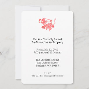 Hanuman Vintage Book Illustration Invitation