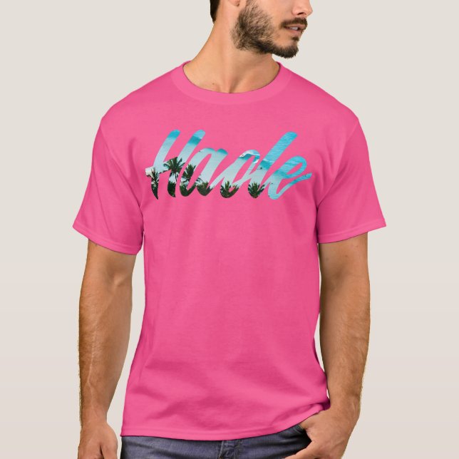 Haole Hawaii Apparel Palm Tree T-Shirt (Front)