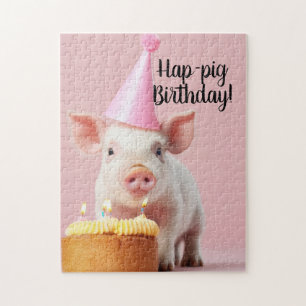Hap-pig Birthday! Jigsaw Puzzle