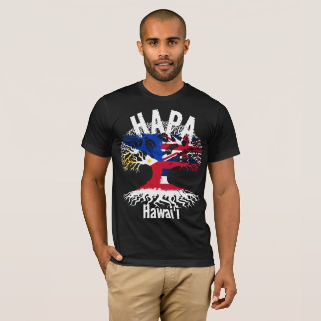 HAPA PHILIPPINES HAWAII ROOTS T-Shirt (Front Full)