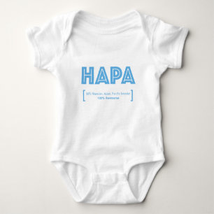 HAPA Pride Half Asian Pacific Islander Baby Bodysuit