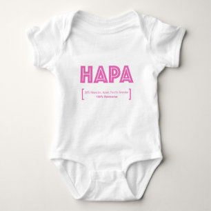 HAPA Pride Half Asian Pacific Islander Baby Bodysuit
