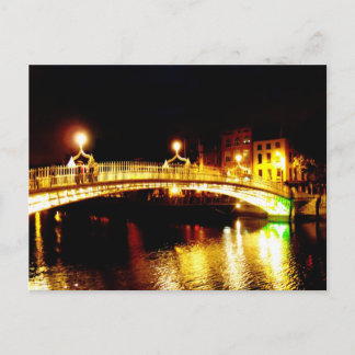 Ha'Penny Bridge Postcard