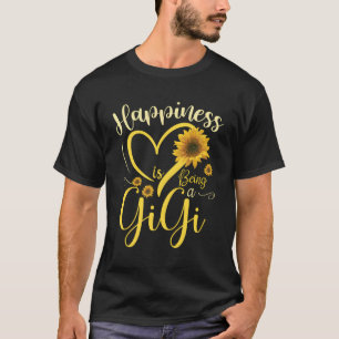 Hapess Is Being A Gigi Mother'S Day Grandma T-Shirt