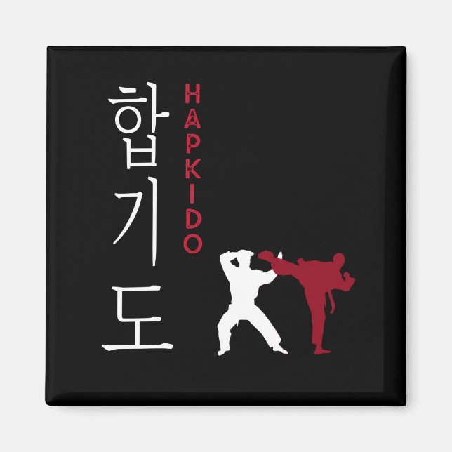 Hapkido Korean Martial Arts Magnet (Front)