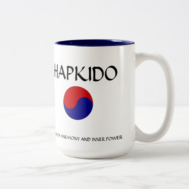 Hapkido Tasse Two-Tone Coffee Mug (Right)