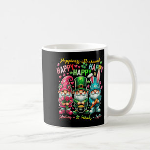 Hapness Allaround Gnome Happy Valentine St Patrick Coffee Mug
