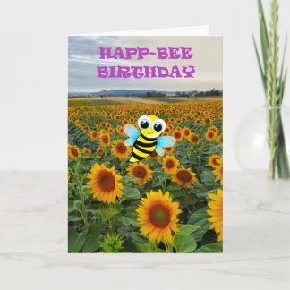Happ-Bee Birthday Card