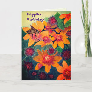 HappBee Birthday 5 x 7 card