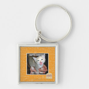 HAPPEE BURFDAY! KEY RING