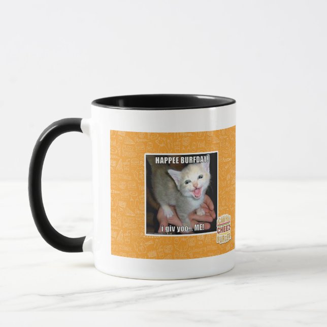 HAPPEE BURFDAY! MUG (Left)