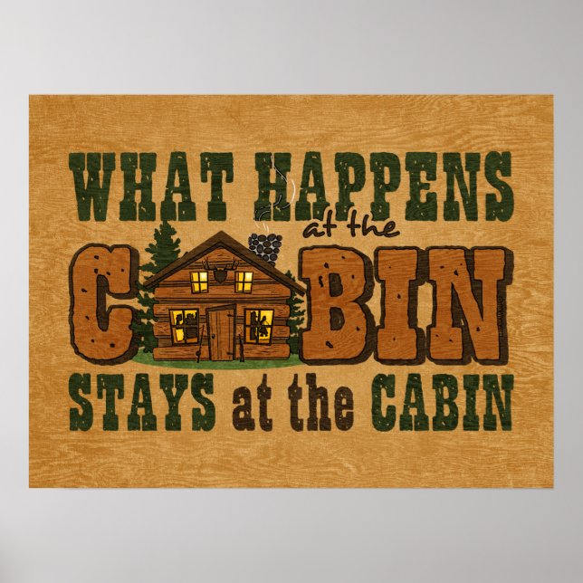 Happens At The Cabin Poster (Front)