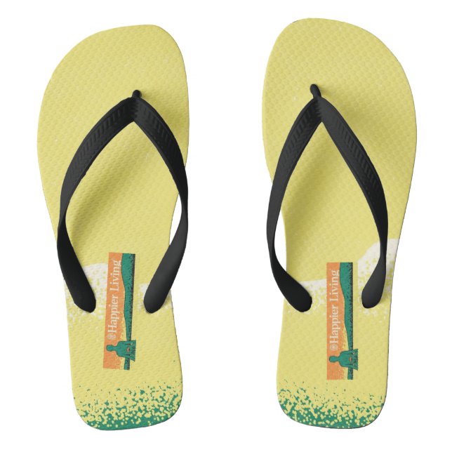 HAPPIER LIVING Flip-Flops Jandals (Footbed)