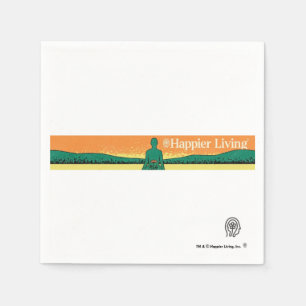 Happier Living Logo Paper Napkins