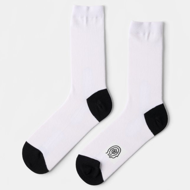 Happier Living Logo  Socks (Left)