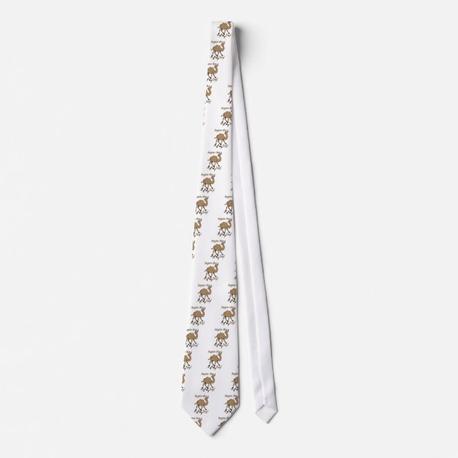 Happier than a Camel on Hump Day Tie (Front)
