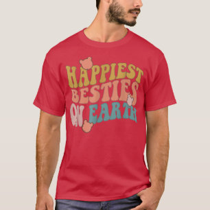 Happiest Besties On Earth Cute Custom Park For Bes T-Shirt