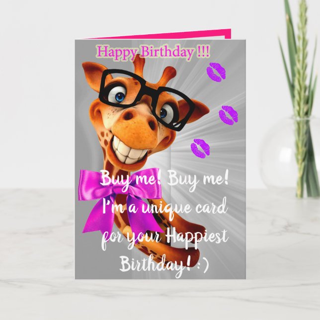Happiest Birthday Card (Front)