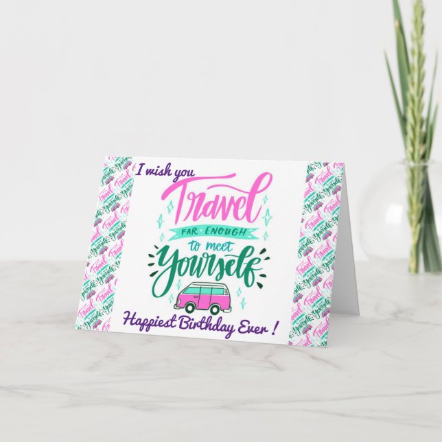 Happiest Birthday Motivation Card (Front)