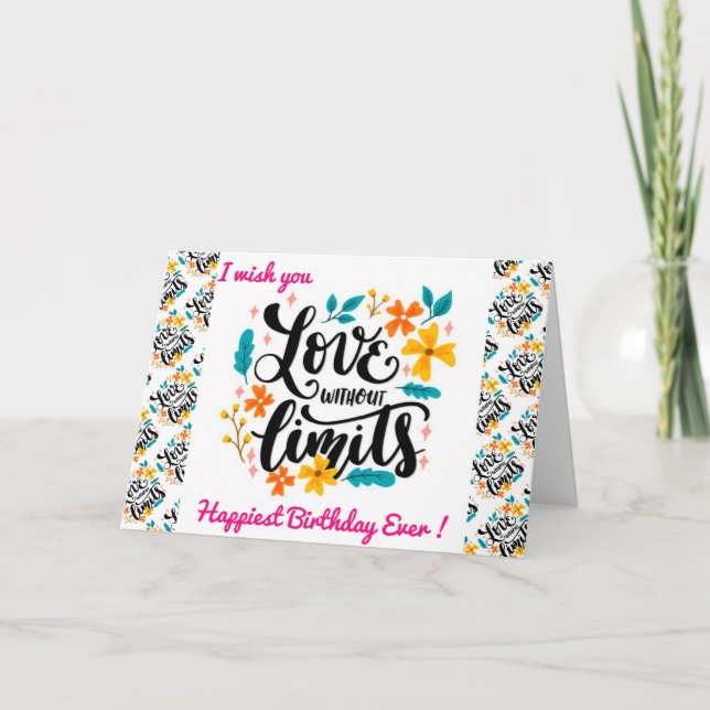 Happiest Birthday Motivation Card (Front)