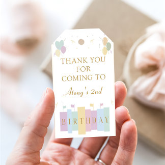 Happiest Birthday On Earth Magical Birthday Gift Tags