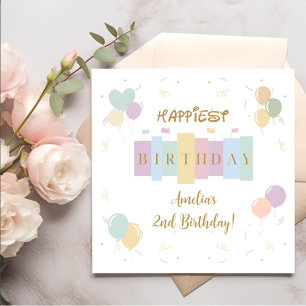 Happiest Birthday On Earth Magical Birthday Napkin