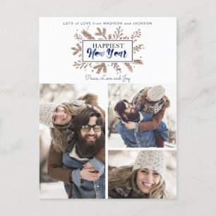 Happiest New Year postcards New Year