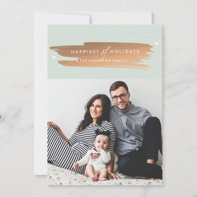 HAPPIEST OF HOLIDAYS Christmas Card (Front)