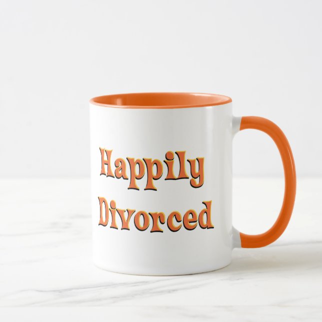Happily  Divorced Mug (Right)