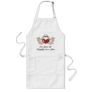 Happily Ever After 1st Wedding Anniversary Apron