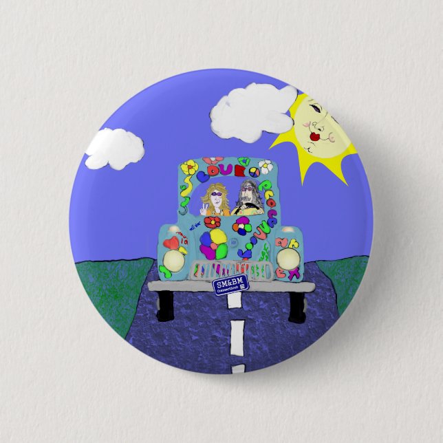 Happily Ever After 6 Cm Round Badge (Front)