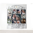 Happily Ever After 9 Photo Collage Wedding Welcome