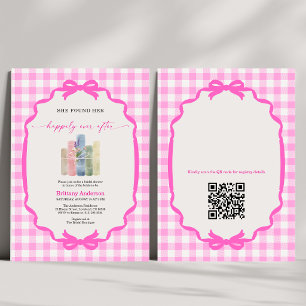 Happily Ever After Book Bridal Shower QR Code Invitation