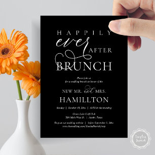Happily Ever After Brunch Post Wedding Celebration Invitation