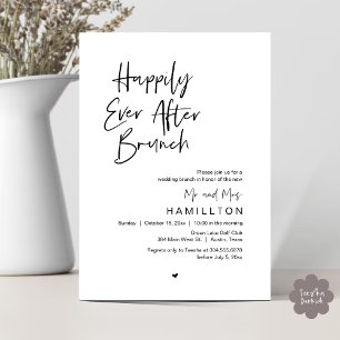 Happily Ever After Brunch The Morning After Invitation