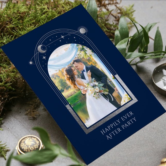 Happily Ever After Celestial Reception Invitation (Creator Uploaded)