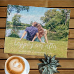 Happily Ever After Couple Photo Jigsaw Puzzle<br><div class="desc">Showcase your favourite picture with this modern photo puzzle,  with the words happily ever after in a beautiful text overlay. A perfect gift for an engaged or married couple. Photo template via Pixabay licensed under CC0 and must be replaced with your own photo</div>