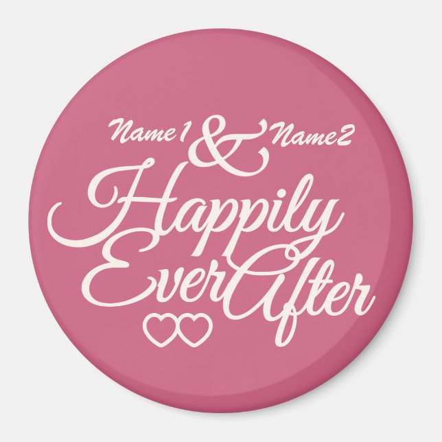 Happily Ever After custom magnet (Front)