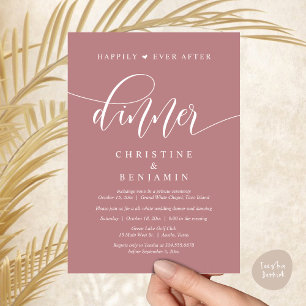 Happily Ever After Dinner, Wedding Party Dancing Invitation