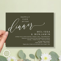 Happily Ever After Dinner Wedding Romantic Party