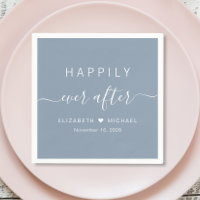Happily Ever After Dusty Blue Wedding