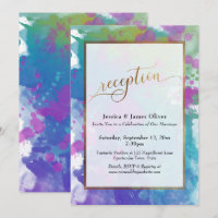 Happily Ever After Gold Colourful Artsy Reception