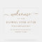Happily Ever After Gold Wedding Welcome Frosted